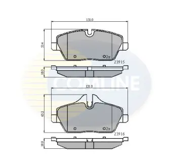 - Гальмівні колодки до дисків COMLINE CBP01531