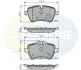 - Тормозные колодки для дисков COMLINE CBP01673 (фото 1)