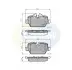- Тормозные колодки для дисков COMLINE CBP01710 (фото 1)