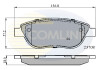 - Гальмівні колодки для дисків COMLINE CBP01783 (фото 1)