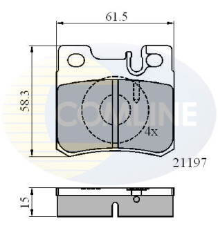 - Тормозные колодки для дисков COMLINE CBP0226