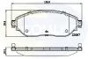 - Гальмівні колодки для дисків COMLINE CBP02285 (фото 1)