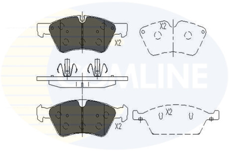 - Тормозные колодки для дисков COMLINE CBP06060