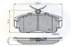 - Гальмівні колодки для дисків COMLINE CBP0740 (фото 1)