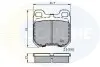 - Тормозные колодки для дисков COMLINE CBP0741 (фото 1)