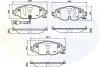 - Гальмівні колодки для дисків COMLINE CBP12158 (фото 1)
