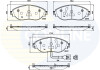 - Гальмівні колодки для дисків COMLINE CBP12201 (фото 1)