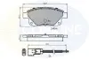 - Тормозные колодки для дисков COMLINE CBP21554 (фото 1)