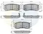 - Тормозные колодки для дисков COMLINE CBP31714 (фото 1)