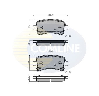 - Гальмівні колодки до дисків COMLINE CBP31795 (фото 1)