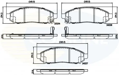 - Тормозные колодки для дисков COMLINE CBP32336