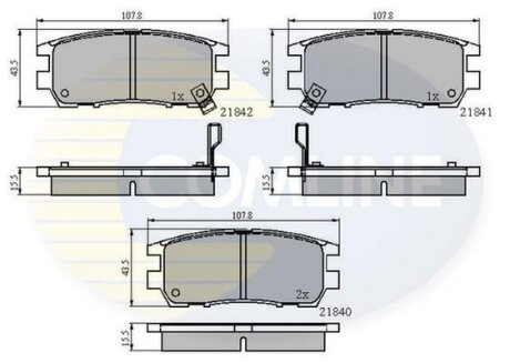 - Гальмівні колодки до дисків COMLINE CBP3233