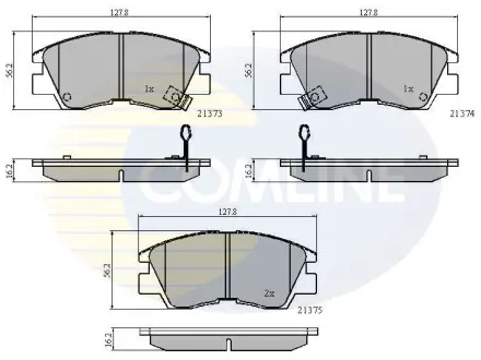 - Тормозные колодки для дисков COMLINE CBP3295