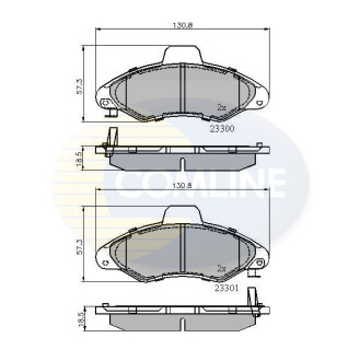 - Тормозные колодки для дисков COMLINE CBP3393