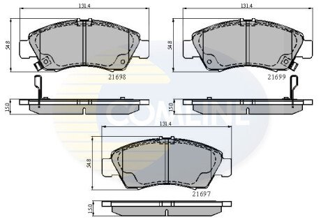 - Гальмівні колодки до дисків COMLINE CBP3556