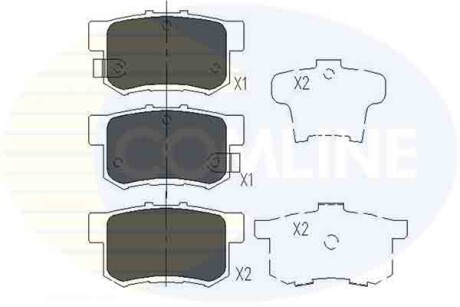 - Тормозные колодки для дисков COMLINE CBP36049