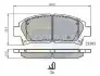 - Тормозные колодки для дисков COMLINE CBP3713 (фото 1)