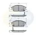 - Тормозные колодки для дисков COMLINE CBP3922 (фото 1)