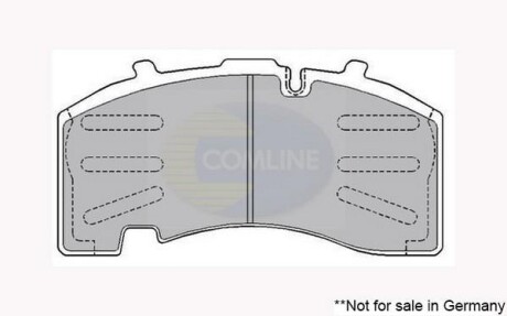 - Гальмівні колодки для дисків COMLINE CBP9062K