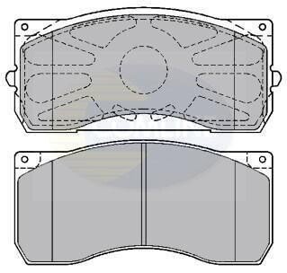 - Гальмівні колодки до дисків COMLINE CBP9075K