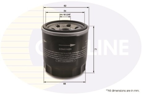 - Фильтр масла (аналог WL7119/OC215) COMLINE CDH11631