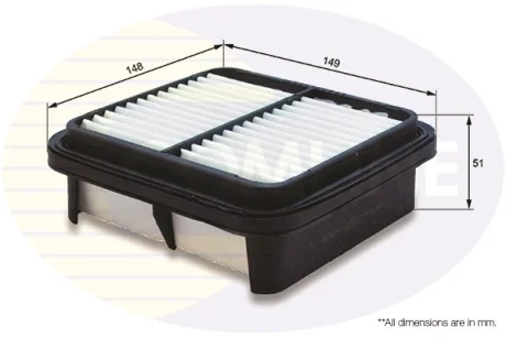 - Фільтр повітря (аналогWA9649/LX1925) COMLINE CSZ12540