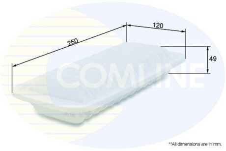 Фильтр воздуха (аналог WA6665) COMLINE CTY12035