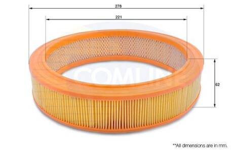 - Фільтр повітря (аналогWA6383) COMLINE EAF013