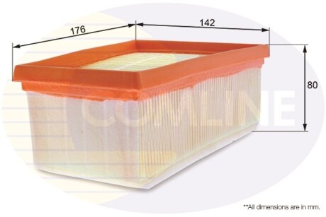 - Фільтр повітря (аналогWA6595/LX773) COMLINE EAF107