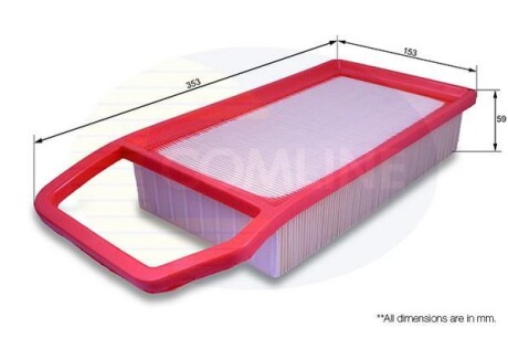 - Фільтр повітря (аналогWA9471) COMLINE EAF545