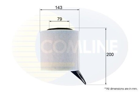 - Фільтр повітря (аналогWA9511) COMLINE EAF583