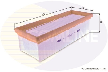- Фільтр повітря (аналогWA9690/LX1953) COMLINE EAF801