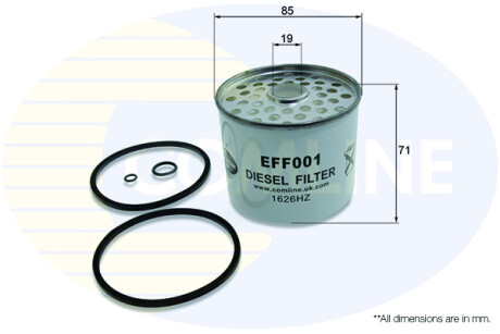 - Фільтр палива (аналог WF8018/KX23D) COMLINE EFF001