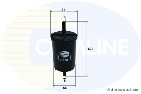 - Фильтр топлива (аналог WF8034/KL416/1) COMLINE EFF005