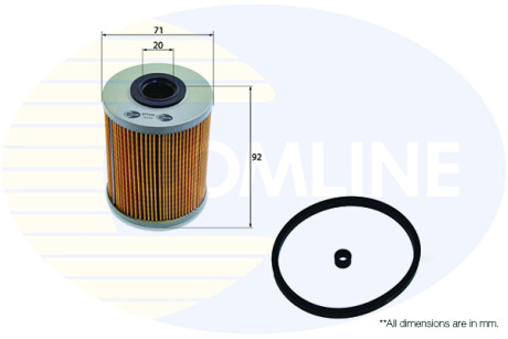 - Фильтр топлива (аналог WF8166/KX78D) COMLINE EFF026