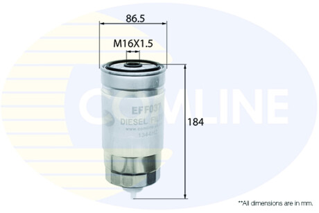 - Фільтр палива (аналогWF8056/KC69) COMLINE EFF037