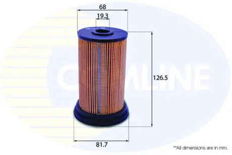 - Фильтр топлива (аналог WF8240/KX69) COMLINE EFF081