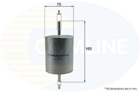 Фильтр топлива (аналог WF8251) COMLINE EFF118