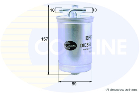 - Фільтр палива (аналогWF8389/KL554) COMLINE EFF159