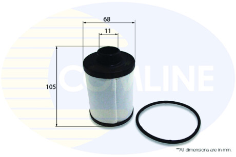 - Фильтр топлива (аналог WF8366/KX208D) COMLINE EFF201