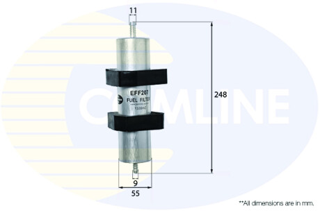 - Фильтр топлива (аналог WF8412/KL596) COMLINE EFF207