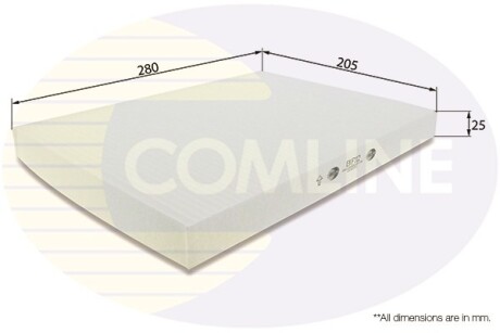 - Фільтр салону (аналогWP6810/LA31) COMLINE EKF112