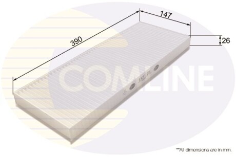 - Фільтр салону (аналогWP6808/LA45) COMLINE EKF125