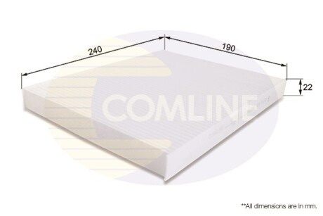 - Фільтр салону (аналогWP9360/LAK463) COMLINE EKF151