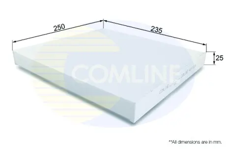 - Фильтр салона (аналог WP9368/LAK411) COMLINE EKF172