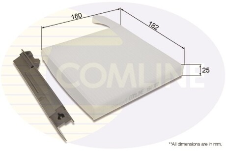 - Фильтр салона (аналог WP6990/LA230) COMLINE EKF183