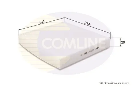 - Фильтр салона (аналог WP9290/LA395) COMLINE EKF185