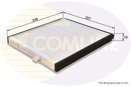 - Фільтр салону (аналогWP9254/LA361) COMLINE EKF202