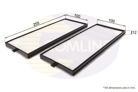 - Фільтр салону (аналогWP9244/LA195/S) COMLINE EKF216