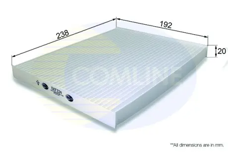 - Фильтр салона (аналог WP2064/LA464) COMLINE EKF324